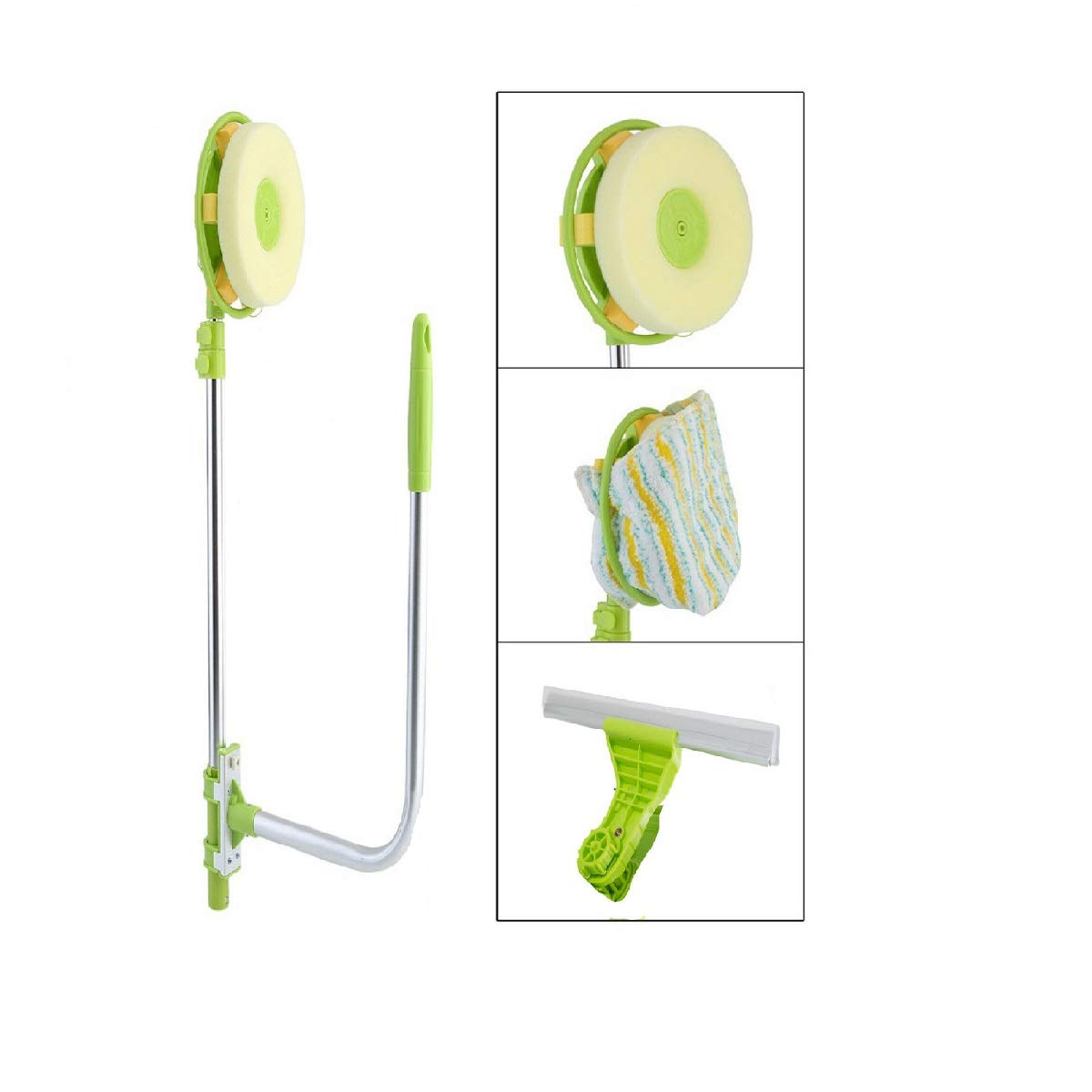 Window Cleaning Pole Cleaning Glass U Shape Telescopic High-rise Cleaning Tools Extendable