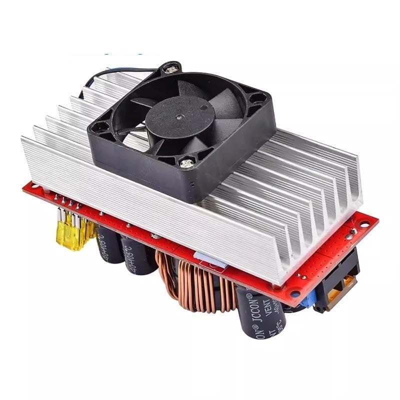 Convertidor de refuerzo DC-DC 1800W, 40A, módulo fuente alimentación elevadora, cargador voltaje ajustable 10-60V a 12-90V