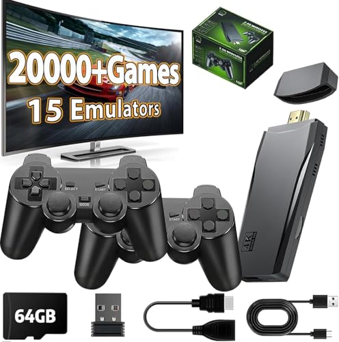 Wireless Retro Game Console Stick, Upgrade Retro Video Gaming Stick