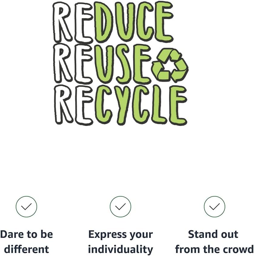 Reduce Reuse Recycle Racerback Cropped Tank - Word Print Women's Tank - Art Tank Top