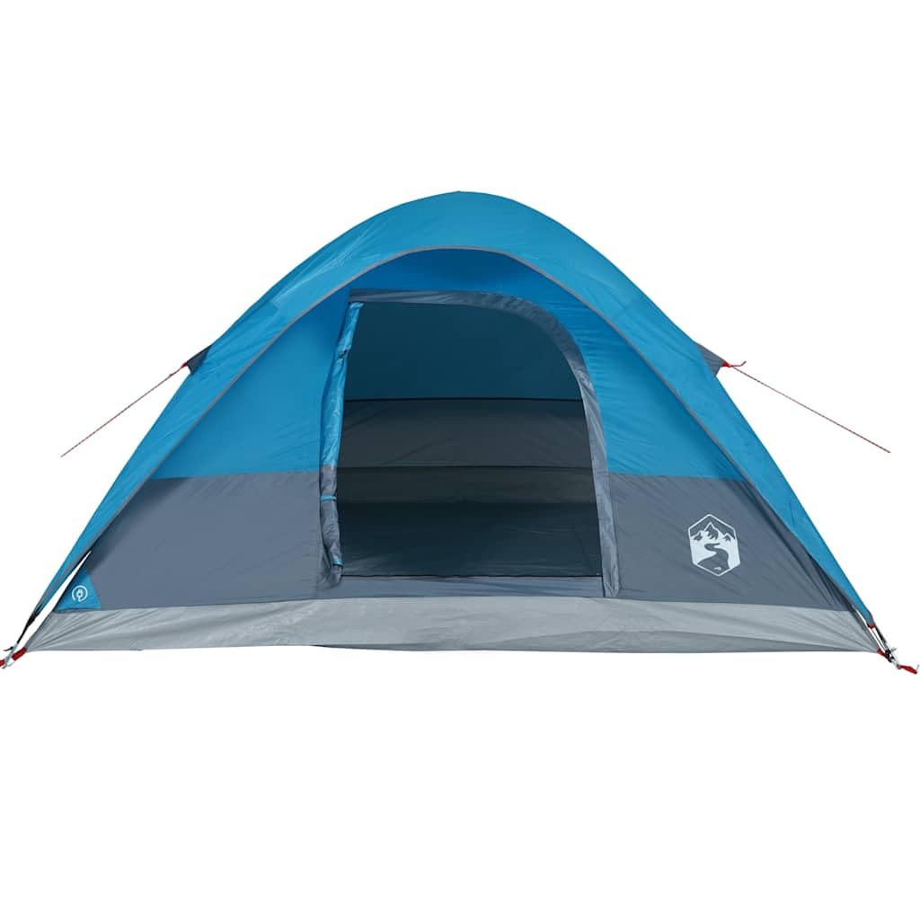 Genérico Tienda de campaña Familiar iglú 6 Personas Impermeable Azul,Deportes,Actividades al Aire Libre,Camping y Senderismo,Tiendas de campaña-94552
