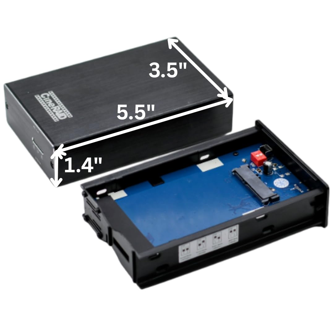 Amazon.com: CineRAID CR-H218P (Dual-Bay Hard Drive RAID Enclosure