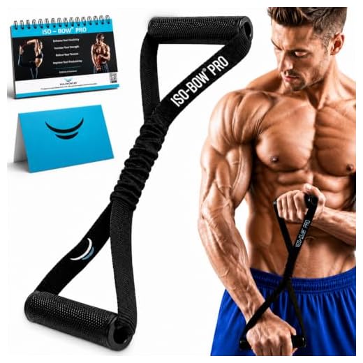 Bullworker Iso-Bow Pro Pair - Equipo de ejercicio isométrico - Equipo de entrenamiento con correa de estiramiento de resistencia automática, correas de ejercicio portátiles para gimnasio en casa para