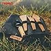 Primus | CampFire Prep Set | Portable Knife, Zester/Grater, and 3 Oak Cooking Utensils for Camping & Outdoor Cooking