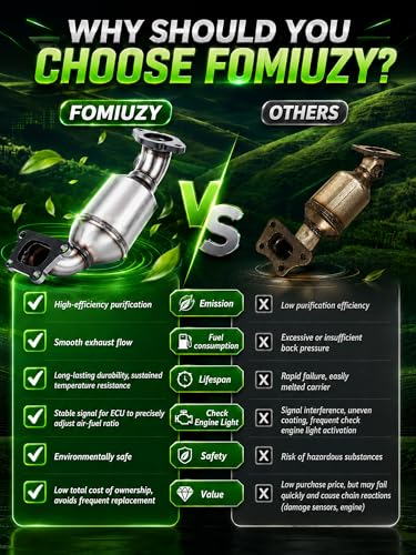 Image of Front Left Catalytic Converter Kit Direct-Fit Chevy Impala 2014 2015 2016 2017 2018 2019 2020 Cadillac XTS 2013-2019 3.6L V6