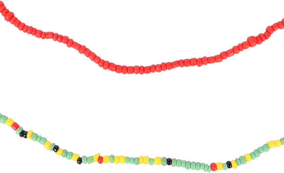 COLLBATH 2 Pieces Colorful Bikini Waist Chain Double-string Beach Waist Beads Handmade Body Jewelry for Women Summer Beach Accessories