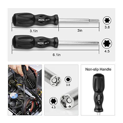 Xool Tri Tip Screwdriver, 17 In 1 Professional Screwdriver Game Bit Repair Tools Kit For Switch Joycon Ps3 Ps4 Ps5 Xbox One 360 Gamebit Nes Snes Ds Wii Gba #TOP1