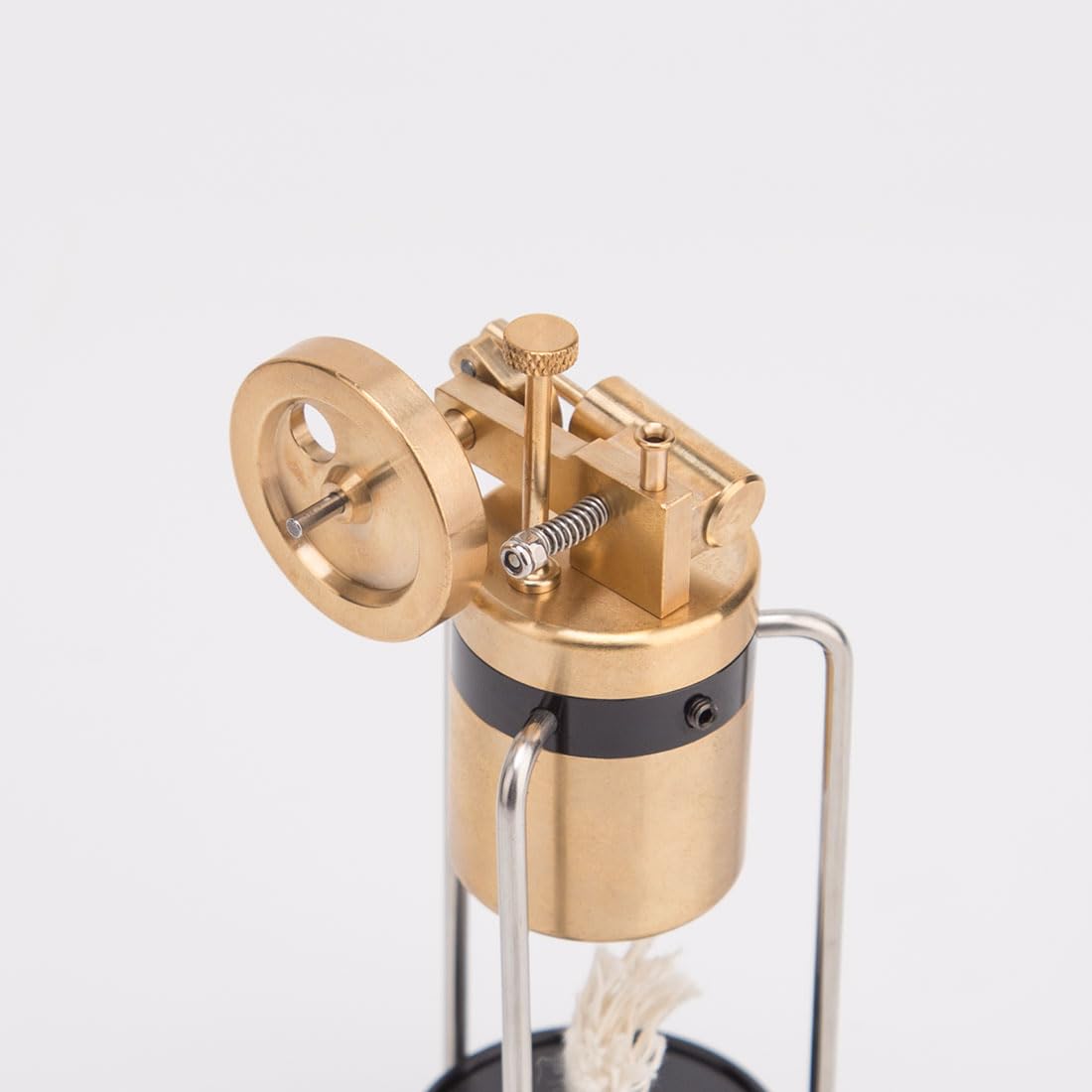 TechnixLabz Mini Steam Motor Modell, Retro Dreibeinige Oszillierende Einzylinder-Maschine, MINT-Bildungsgeschenk für Sammler