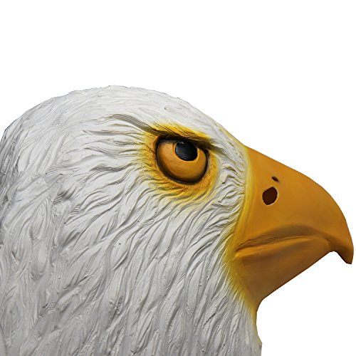 Larpgears Halloween Costume Latex Eagle Mask Funny Animal Mask For Party #TOP5