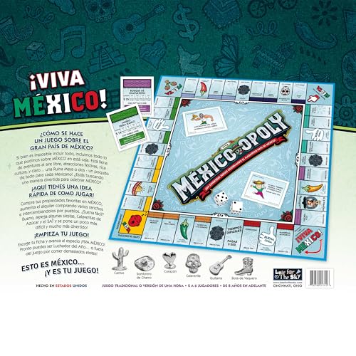 Mexico-Opoly Juego de Mesa en Español miniatura 5