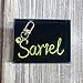 Handmade Custom Name Keychain, Name Tag for Backpack Kids - Personalized Bag Tag, Cute Gift for Friends, Unique Christmas Gift Ideas, Perfect for Backpack, Cute Small Gift, Custom Water Bottle Tag