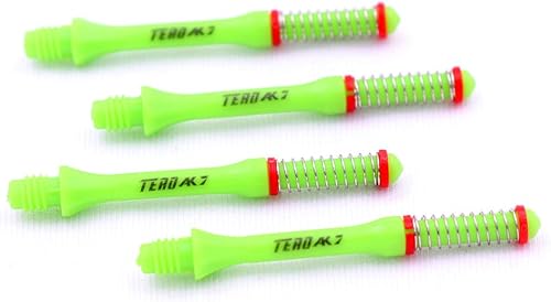 Miniatura 42 de CUESOUL TERO AK7 Slim Dart Shafts S/M/L - Muelle telescópico integrado para dardos de punta de acero y dardos de punta suave, juego de 3 piezas