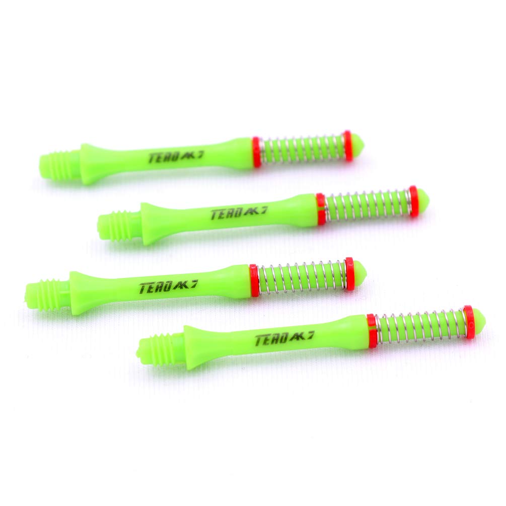 CUESOUL TERO AK7 Slim Dart Shafts S/M/L Built-in Spring Telescopic for Steel Tip Darts and Soft Tip Darts,Set of 3 pcs