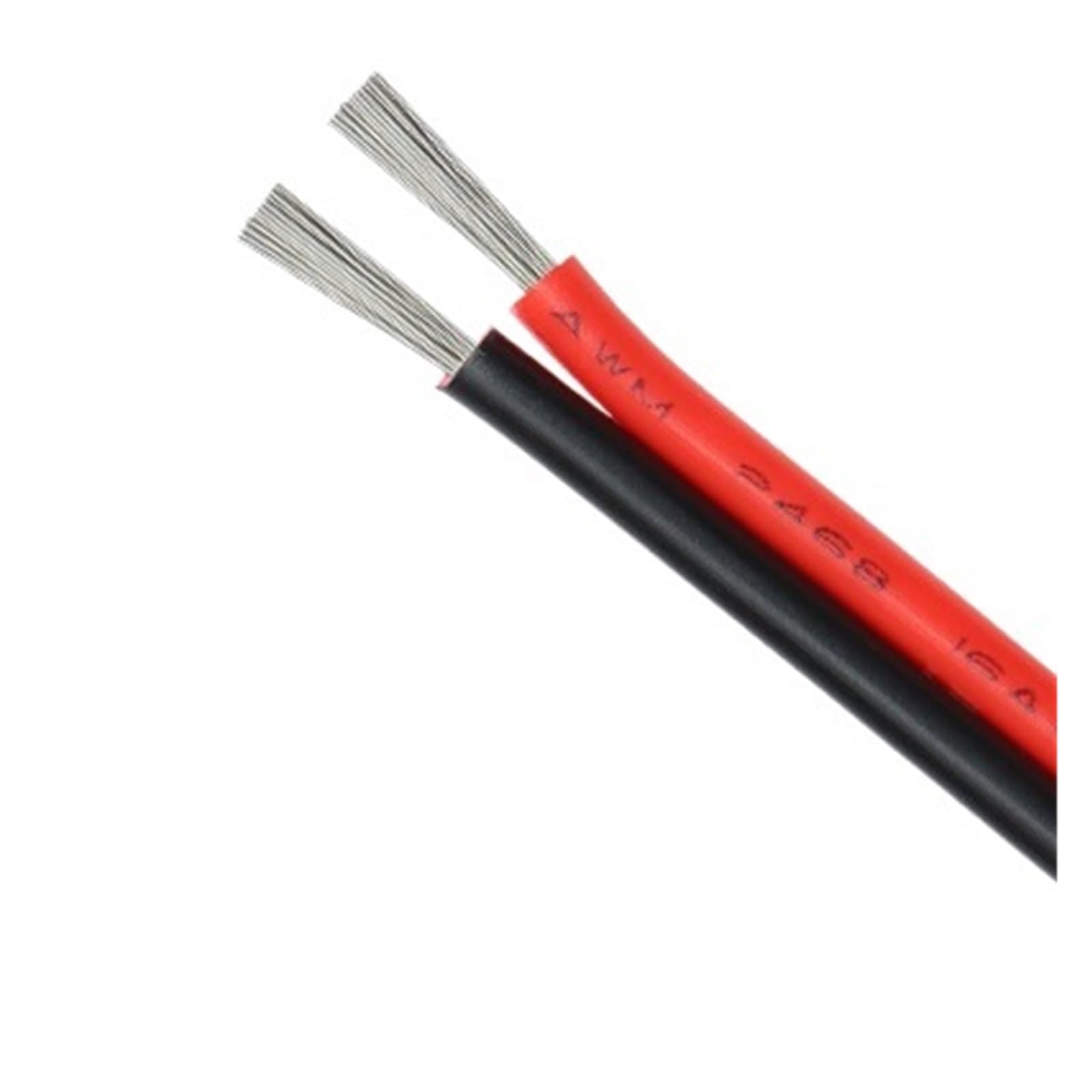 5/10/20/50/100m UL2468 2Pin Czerwono-czarny Przedłużacz 30 28 26 24 22 20 18 16 AWG Do Taśmy String Connect Głośnik Audio Cynowany Kabel Miedziany(Red-Black 20m,16AWG)