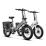 【1000W PEAK MOTOR 】The Aipas A2 Elite adult folding electric bike features a 750W brushless motor, reaching a peak at 1000W, boosted the max speed of 28mph and conquer 15% hill with ease. The 48v 12.8Ah removeble battery achieves a range of up to 62 ...
