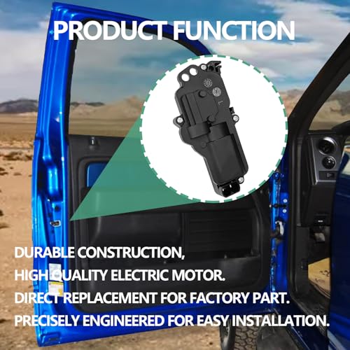 Image of Power Door Lock Actuator Left and Right Side Replacement Compatible with Ford F150 F250 F350 F450 Excursion Expedition Mustang & More, Door Lock Actuator Replaces# 6L3Z25218A43AA, 6L3Z25218A42AA