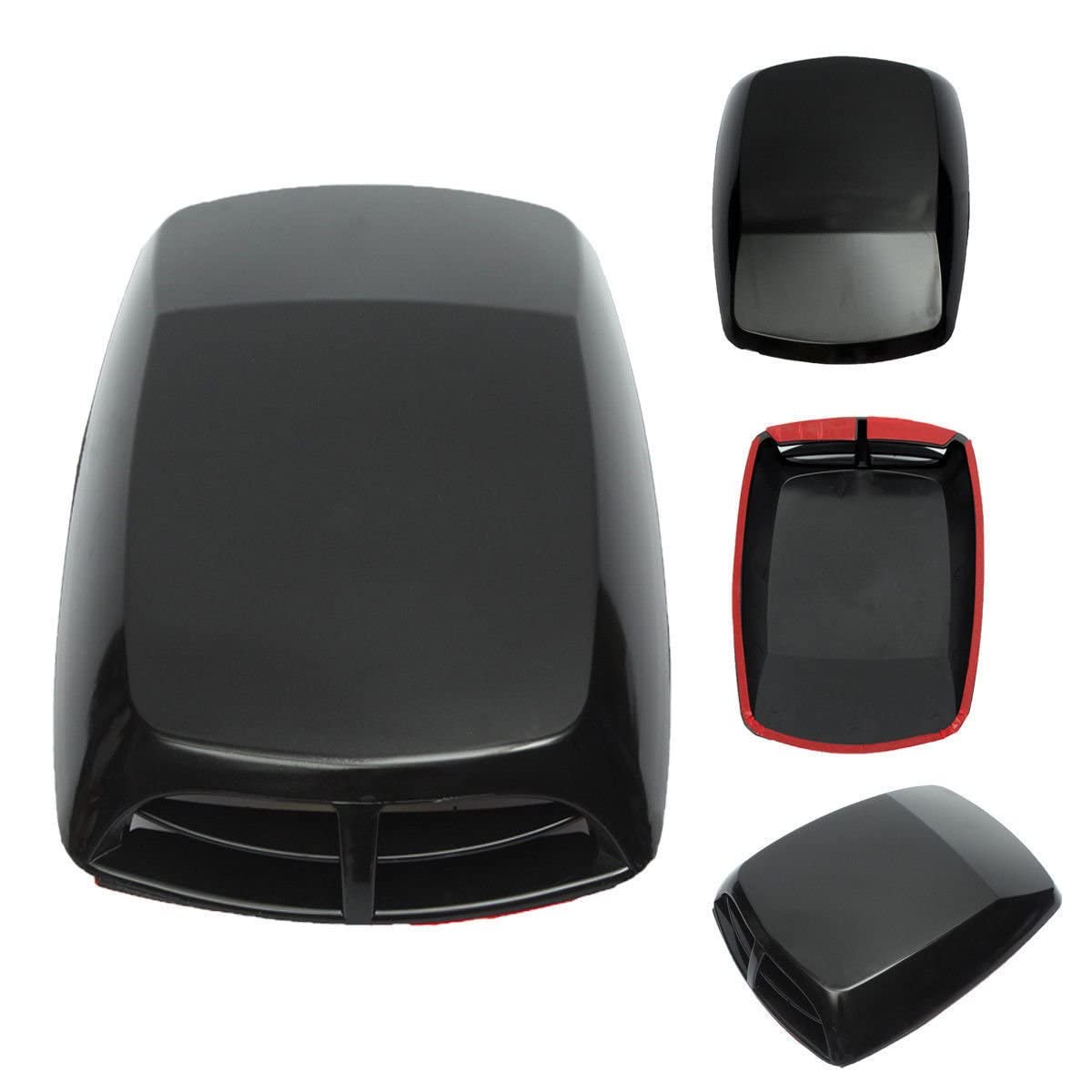 Speedwav Car SUV Black Decorative Air Flow Intake Hood Scoop Vent Bonnet Cover Portaut1978