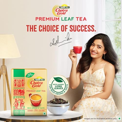Image of Tata Tea Chakra Gold Premium Leaf, Rich Aroma & Taste, Black Tea With Leaf, 250 gram (Pack of 2)