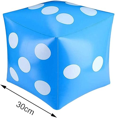 Miniatura 4 de Dados inflables para piscina, dados de fiesta novedosos, dados para playa, cubos inflables para jardín y actividades de adultos, juego familiar,