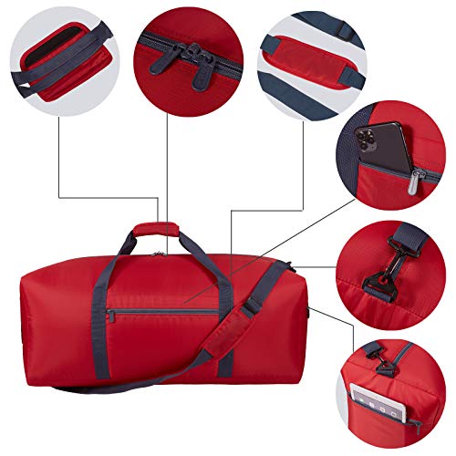 Foldable Duffel Bag 30 inch 75L Large Lightweight Luggage for Travel