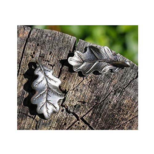 Preisvergleich Produktbild Anhänger Eichenblatt Talisman Amulett - Stärke, Mut und Schutz