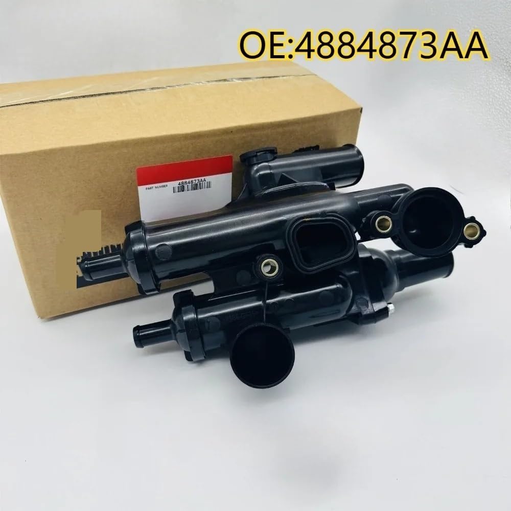 OBUDOWA TERMOSTATU Do obudowy termostatu 4884873AA pasującej do Chryslera 200 2011-2014, Dodge'a Jeepa Journey 2.4L