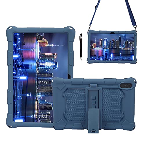 Étui pour tablette PC antichoc avec béquille et sangle de transport