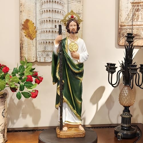 Estatua Grande de San Judas de 28 pulgadas en Resina miniatura 2