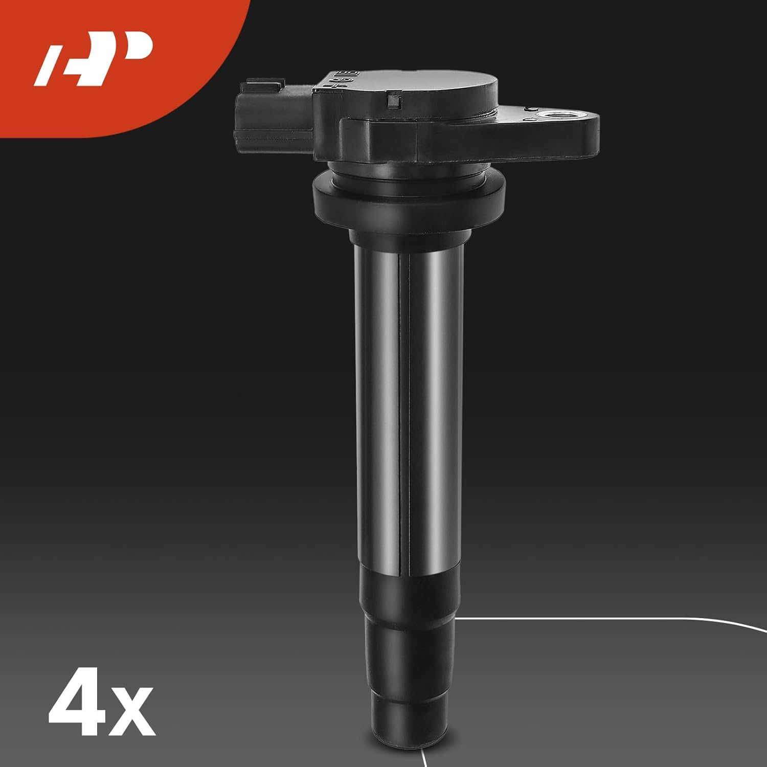 A-Premium Set of 4 Ignition Coil Pack and Iridium Spark Plugs Compatible with Nissan Sentra 2000 2001 2002 L4 1.8L Petrol