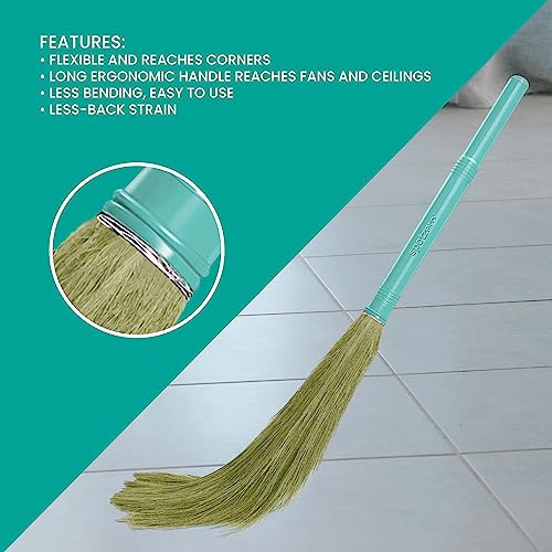 Image of Spotzero By Milton Navratna Broom Gass Used |Dry use |Study and Durable Handle| Color Green