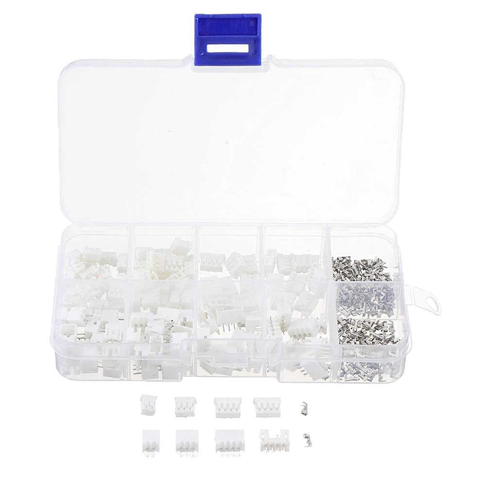 Conector JST PH2.0 de 2.0mm paso terminal kit de 900pcs con carcasa y pin seat conector de alambre