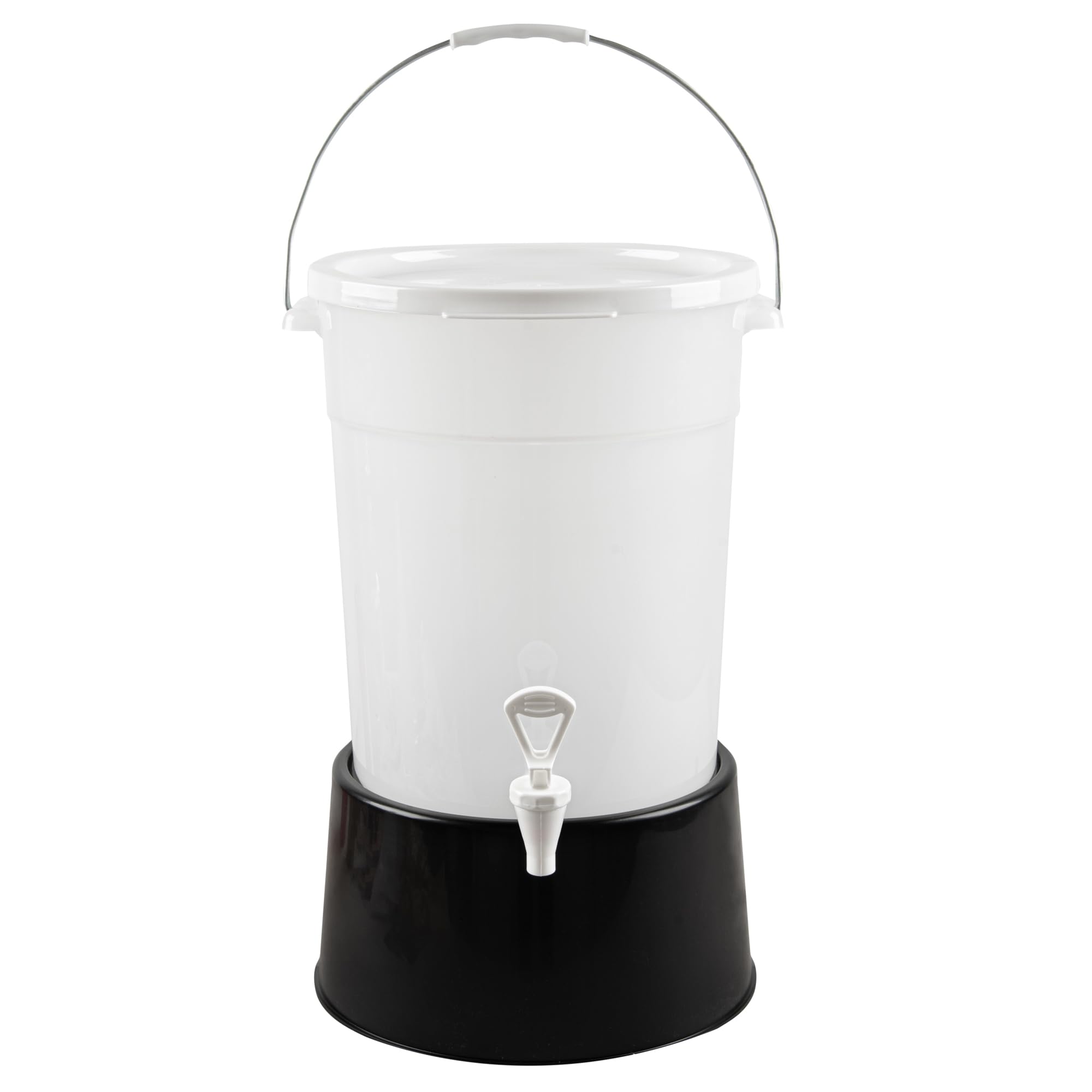 Restaurantware - Dispensador de bebidas Bev Tek de 6 galones, 1 dispensador de jugo lavable en lavavajillas, las bases se venden por separado, calcomanías incluidas, dispensador de bebidas de plástico