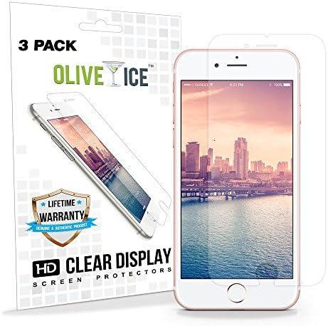 [3 Pack] iPhone 5s Matte Screen Protector, iPhone 5 Anti Fingerprint Screen Protector, OliveIce Anti-Glare & Anti-Scratch Screen Guard for iPhone 5s / 5 /SE