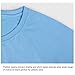 BALEAF Men's Rash Guard Short Sleeve Solid Swim Shirt Sun Protection Quick-Dry Compression Shirt Rashguard UPF 50+ Lake Blue M