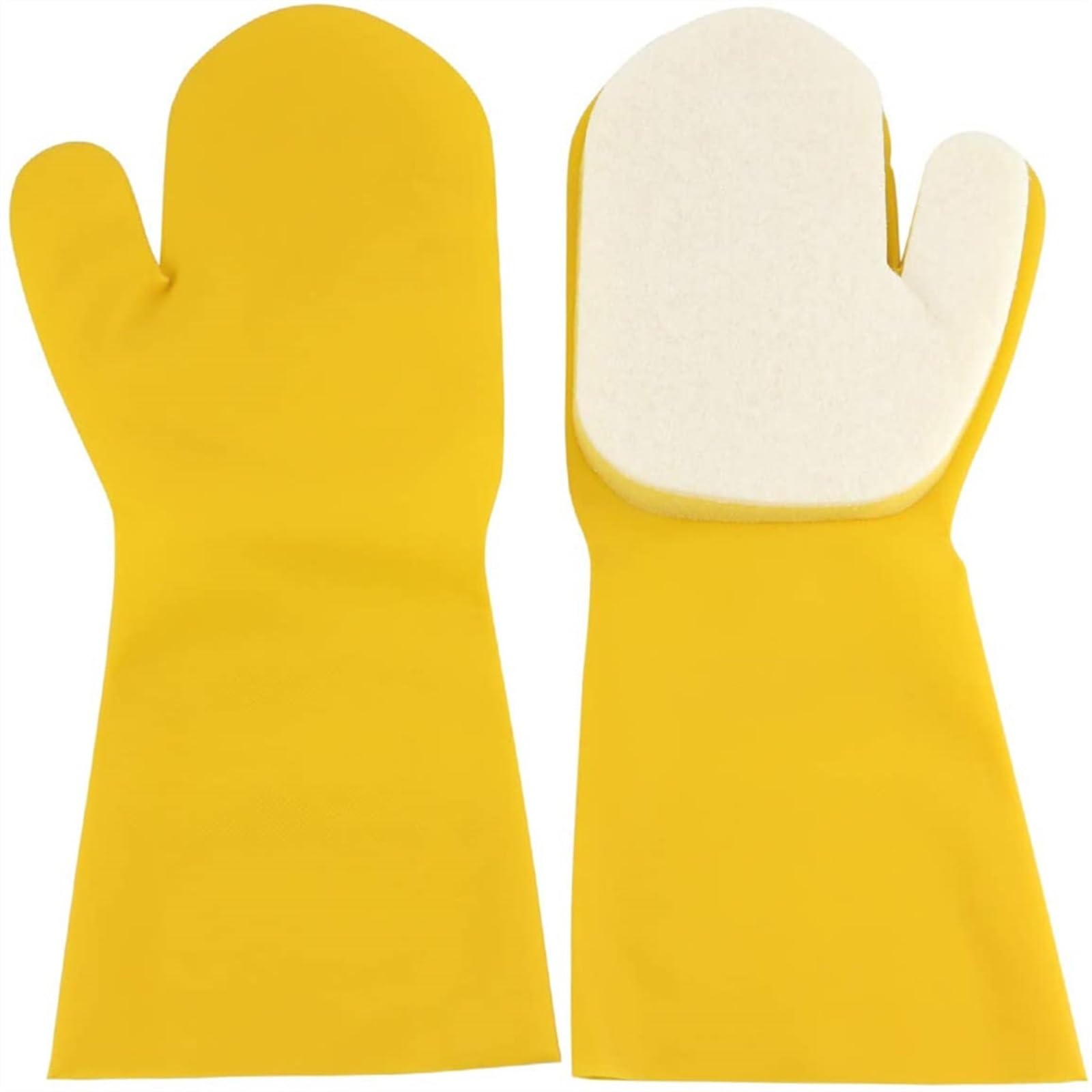 Guantes de trabajo de goma Guantes De Limpieza Piscinas, Esponja Látex Impermeables, Cocina Y Baño for El Hogar