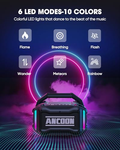 ANCOON Speakers Bluetooth Wireless ANCOON-S01-Y の商品画像 5