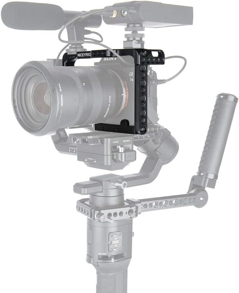 80% оƒƒ Dіѕсоunt NICEYRIG Camera Cage Kit for Sony A7Riii/ A7iii/ A7Sii/ A7Rii/ A7ii/ A9, with Cable Lock Clamp M6 Thread Rosette
