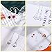 St.Kunkka 600Pcs Hypoallergenic Earring Hooks Kit, Silver Earring Supplies with Backs and Rings for Jewelry Making
