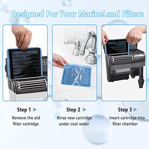 Umlecoa 8/16/32 Pack Rite-Size C Filter Cartridges For Marineland Penguin Pro Power Filters 275/375 & Original Penguin Power Filters 200/350 - Rite-Size C Replacement Filter Cartridges For Marineland #TOP2
