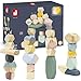 Janod Sweet Cocoon Stacking Stones - Ages 2+ - J04401