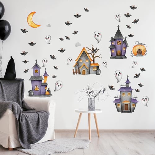 Vinilo Decorativo de Pared Casa Embrujada Halloween miniatura 7