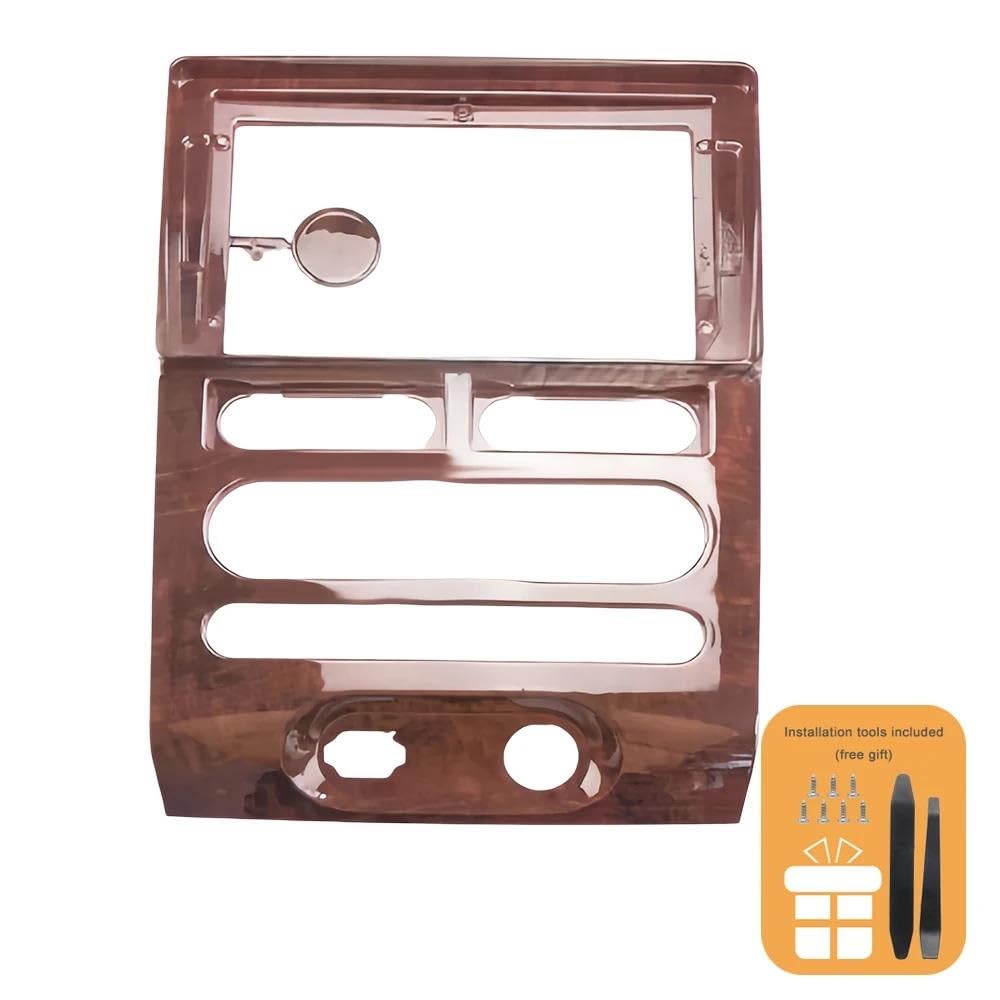 Cadre de façade d'autoradio Cadre De Voiture 9 Pouces Pour Expedition 2007–2015 2din Adaptateur Fascia Panneau Montage Tableau Bord Radio Android Cadre Façade | AT AC Frame