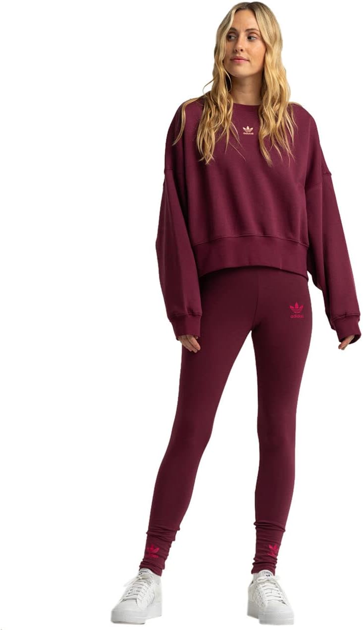 adidas Originals Trefoil Logo Play Tights Victory Crimson SM