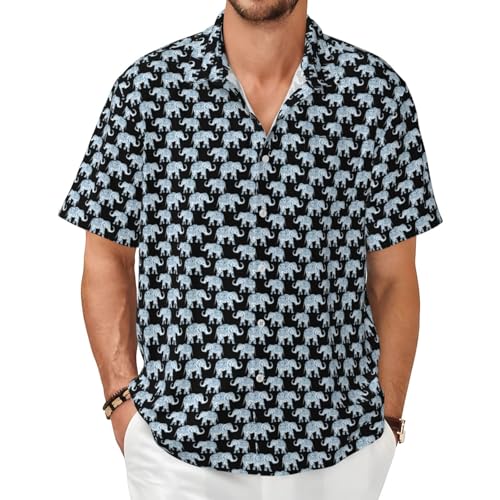 Chemise éléphant homme manches courtes douce et confortable pour affronter la chaleur