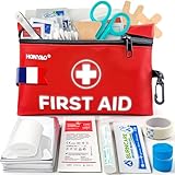 HONYAO Trousse de Secours 105 Pièces, Trousse à Pharmacie Voyage, Kit de...