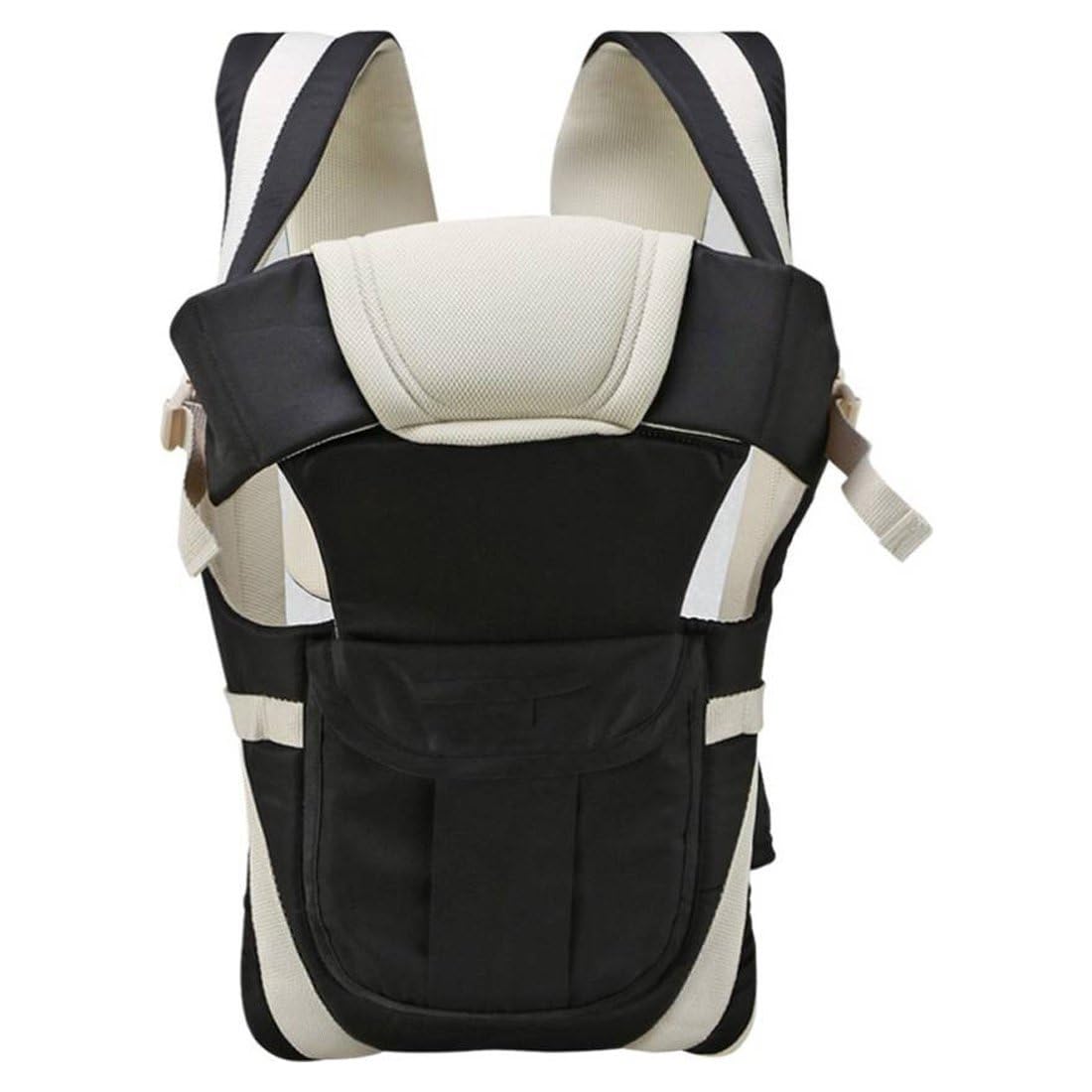 S-SQUARE Baby Carrier with 4 Carry Positions and Head Support | Baby Carrier with Hip seat for 6 to 18 Months Baby | Adjustable New-Born to Toddler Carrier, Max Weight Up to 14 Kgs (Black, Medium)-picture-26