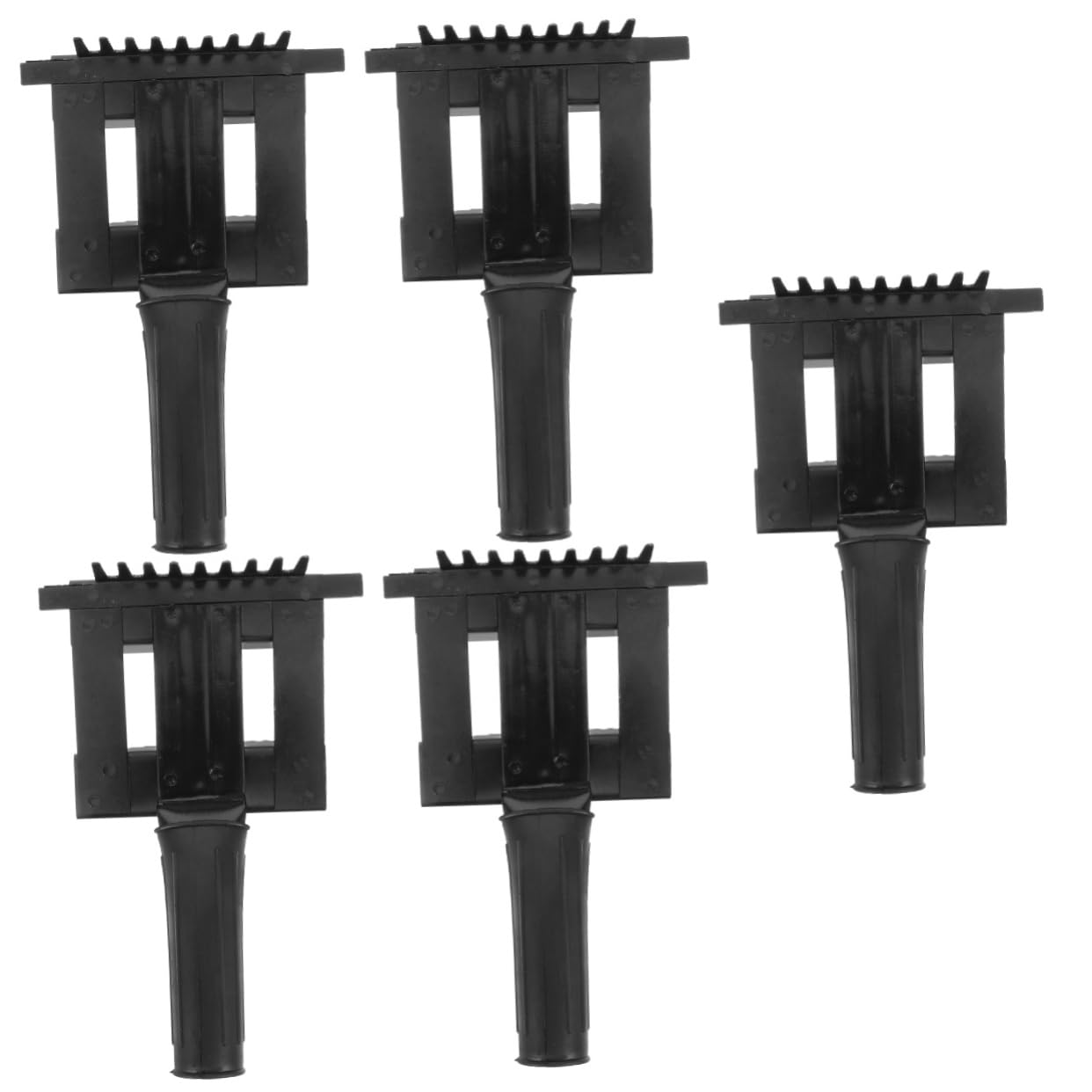 Sosoport 5piezas Peine De Limpieza Para Caballos Cepillo Ergonómico Para Deshedding y Cuidado De Mascotas Herramienta De Aseo Práctica y Duradera Para Eliminar Pelo y Suciedad