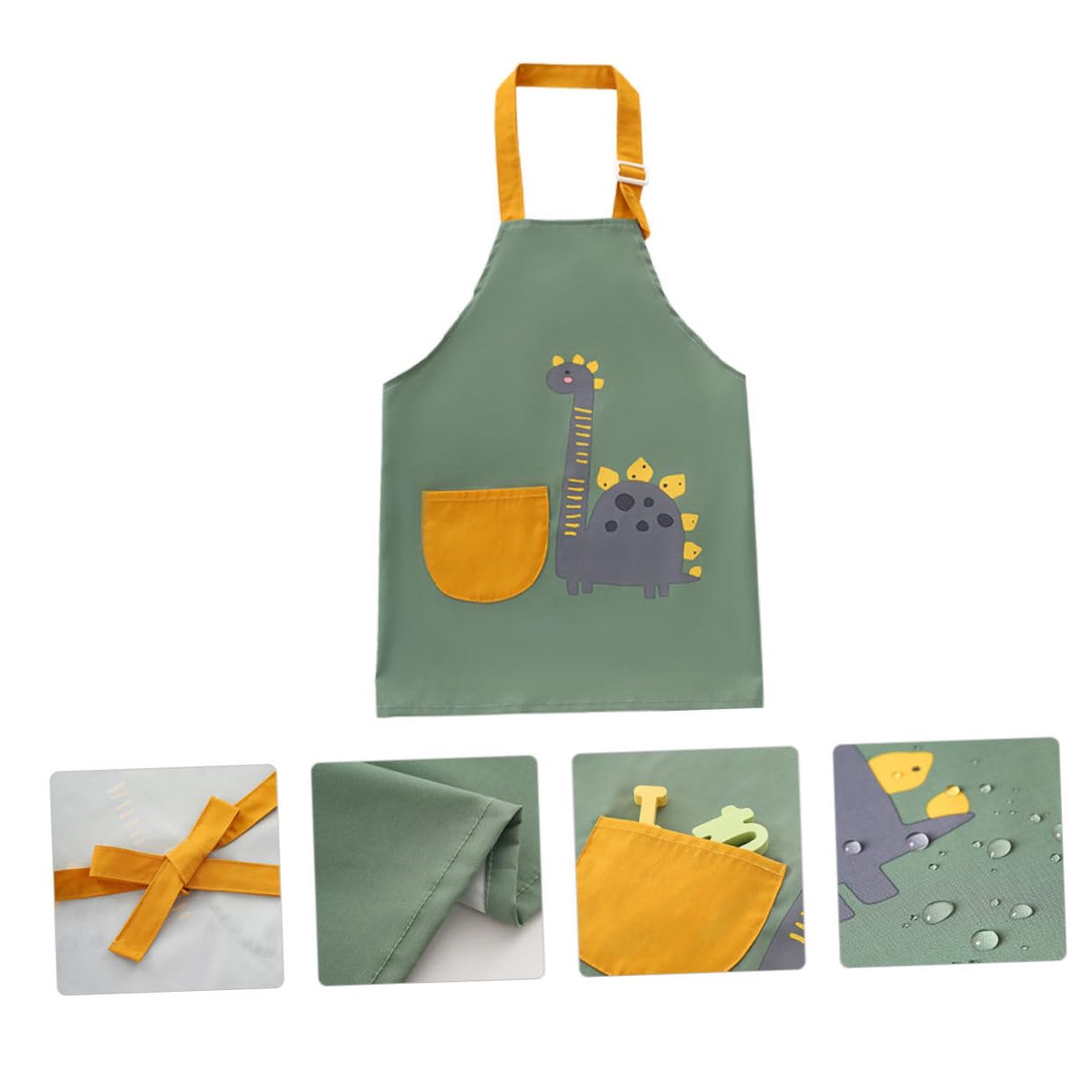 ABOOFAN 2 Pezzi Grembiule Per Bambini Tute Da Donna Pittura Cena Grembiule Da Cucina Grembiule Da Cucina Per Bambini Antiscivolo Tuta Per Grembiule Per Vernice Studente Retro