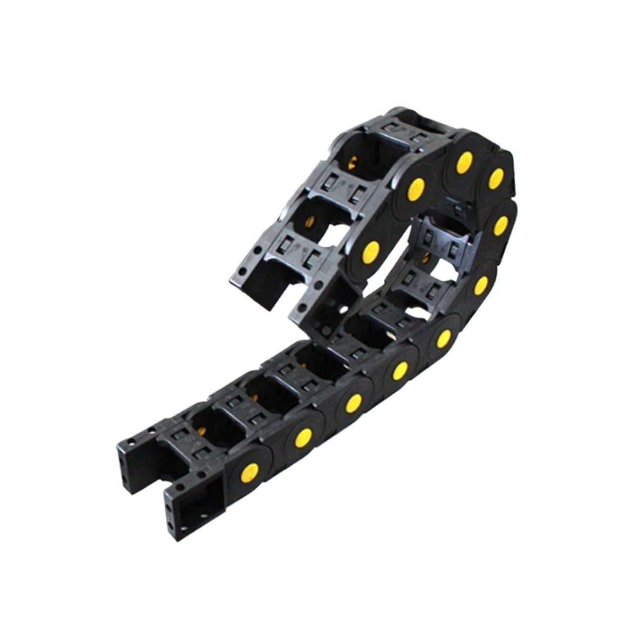 1M Plastic Towing Chain TL25 Series Nylon Machine Tool Cable Towing Chain is Suitable for Engraving Machine(25x50mm)