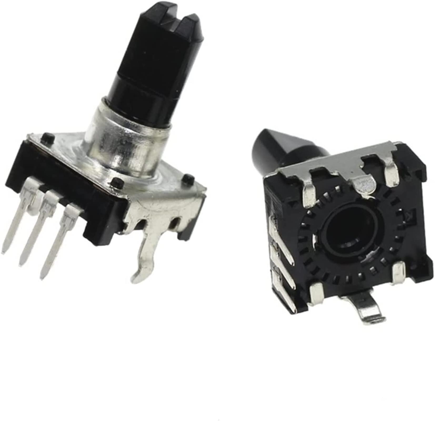 Encodeur rotatif mécanique EC12 JCAKES à rotation continue 360 degrés pour circuits audio, 500pcs